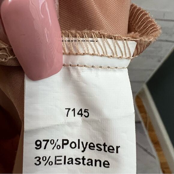 BTFBM Tan Long Sleeveless Dress Medium - Picture 4 of 10